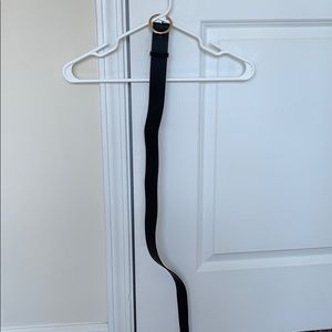 H&M Black Belt W/ Gold Detail